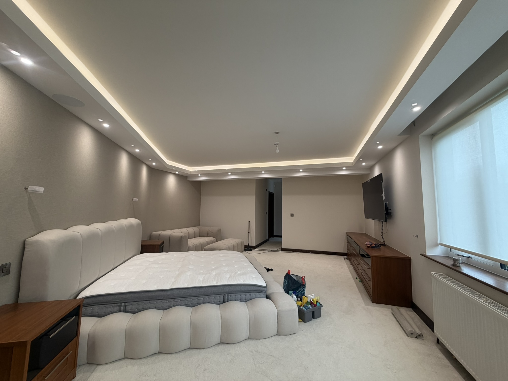 : Bespoke Architectural Bulkheads: Huddersfield Luxury Residence | JWL Interiors