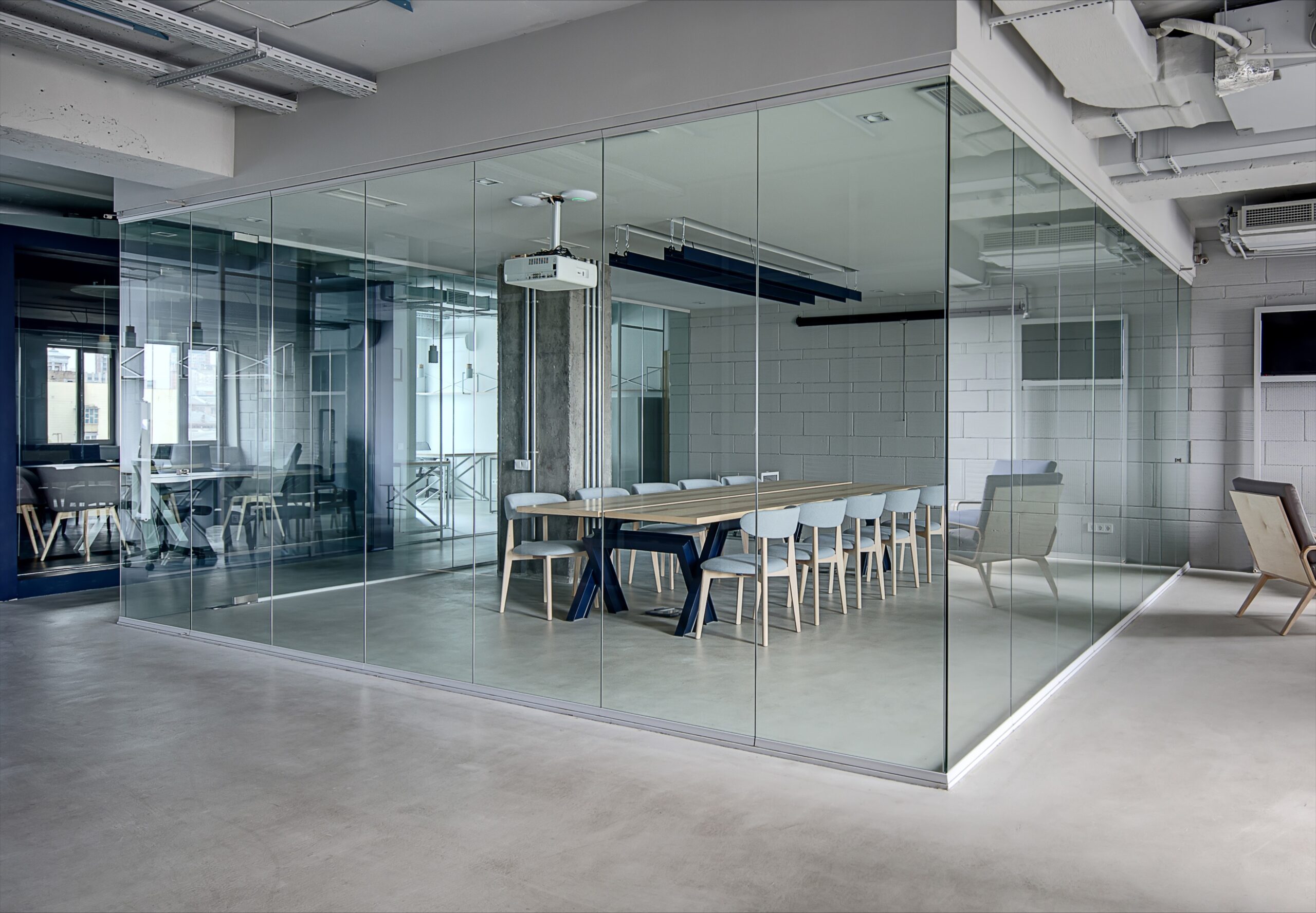 Frameless Glass Partitions